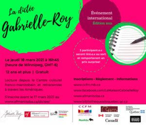 Dictée Gabrielle-Roy