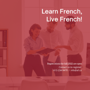 French class in Ottawa