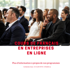 COURS DE FRANÇAIS EN ENTREPRISES EN LIGNE