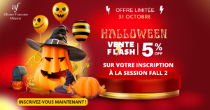 Halloween flash sale French class Ottawa